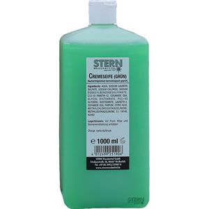 Stern Seife Cremeseife grün, Flüssigseife, Spenderflasche, 1 Liter