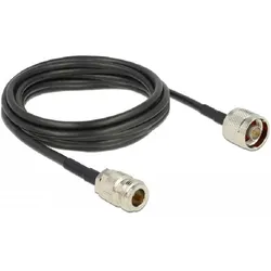 Delock N-Stecker zu N-Buchse, 3m (Antennenkabel), Antennenkabel