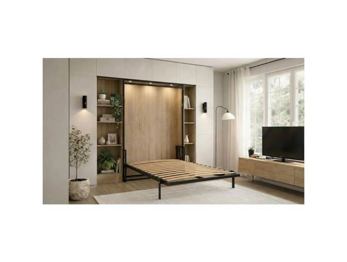 Wallbedking Lit escamotable Morphy Studio – Système Multifonction modulaire SizeFlex & TypeFlex (160x200 cm Horizontal)