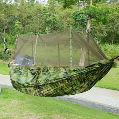 Load Bearing Outdoor Hammock, Nylon Hanging Swing For Camping, Bed With Mosquito Net Load Bearing Outdoor Hammock, Nylon Hanging Swing For Camping, Bed With Mosquito Net