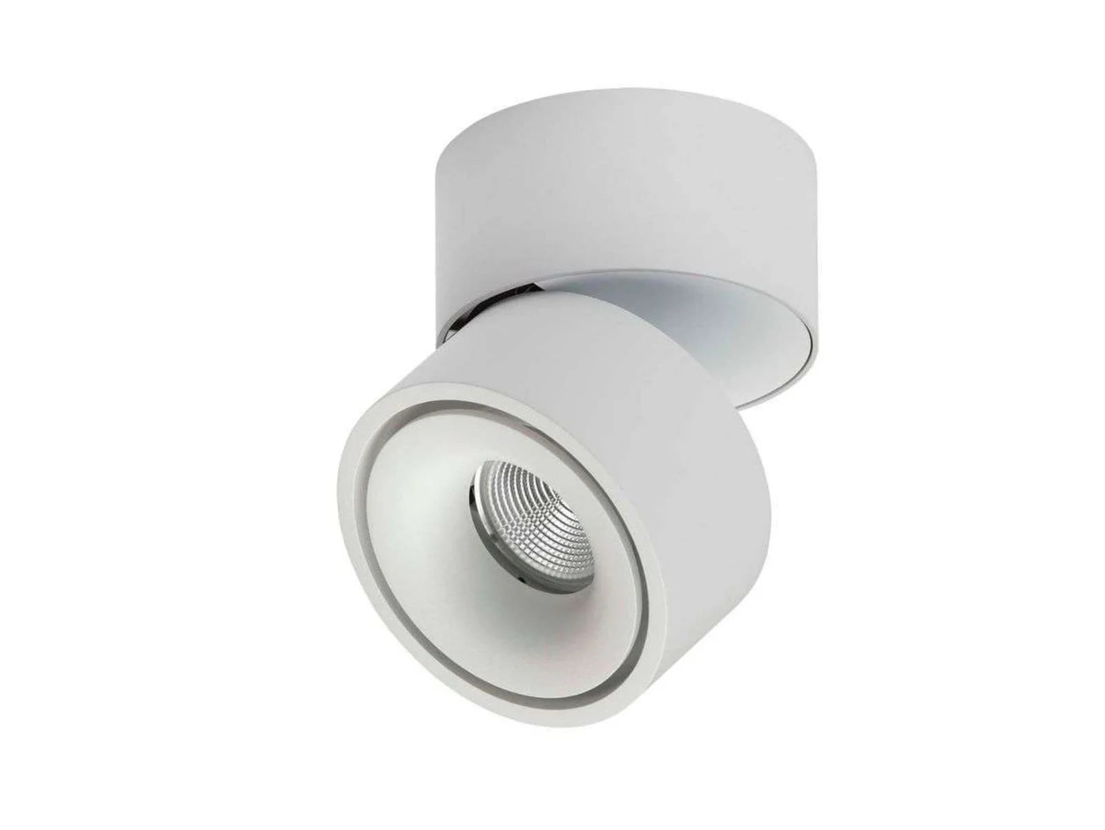Antidark Easy W100 LED-spot wit aluminium met kabelopening, 2700K, Hoogte: 10,5 cm