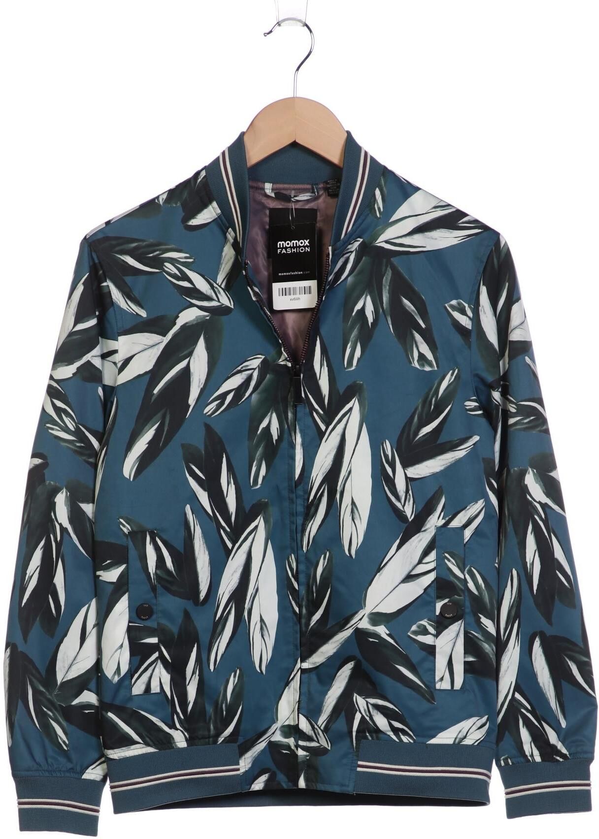 TED Baker Damen Jacke, Türkis, Gr. EU 36 (Ted Baker 1), Synthetik / Viskose - Second Hand