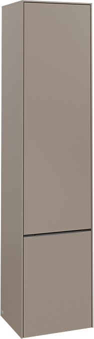 Villeroy und Boch Subway 3.0 Hochschrank C58702VM 40x171x36,2cm, Schanier rechts/Griff monochrom, taupe
