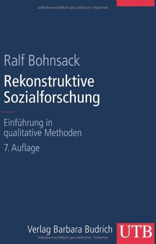 Ralf Bohnsack - Rekonstruktive Sozialforschung: Einführung in qualitative Methoden - Preis vom 11.10.2026 15:43:13 h