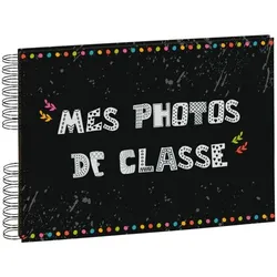 EXACOMPTA Fotoalbum Mes Photos De Classe (Klassenfotos) 50 Seiten schwarz, 32x3 cm