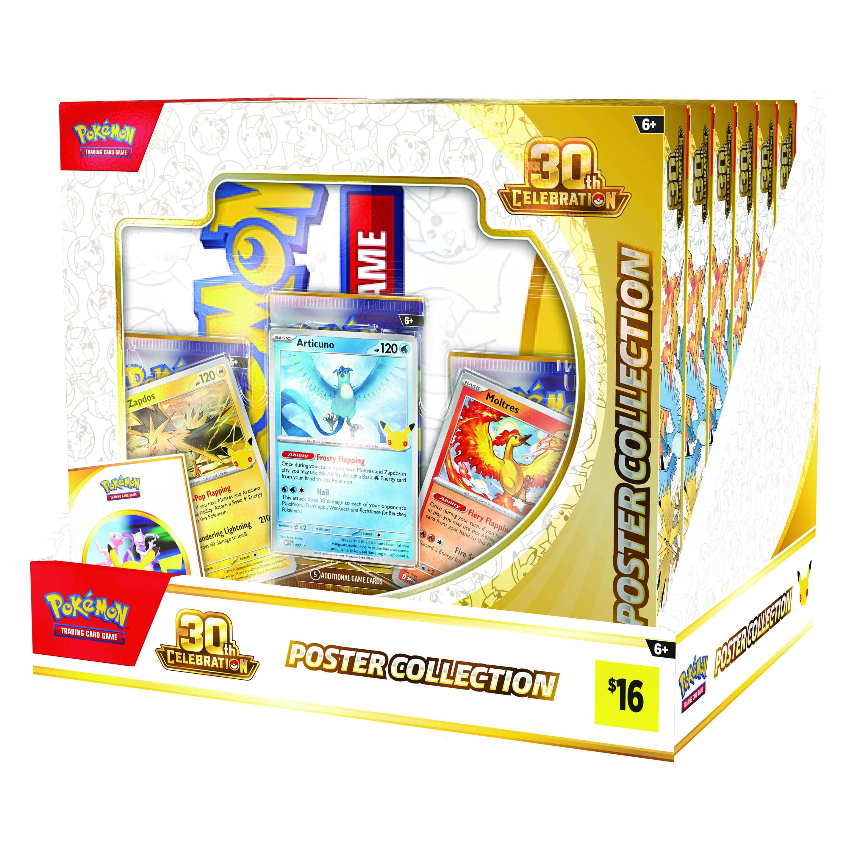 Pokémon 30th Anniversary Poster Collection EN (Englisch, Booster Pack, Box Set & Collection) (POK10467-101)
