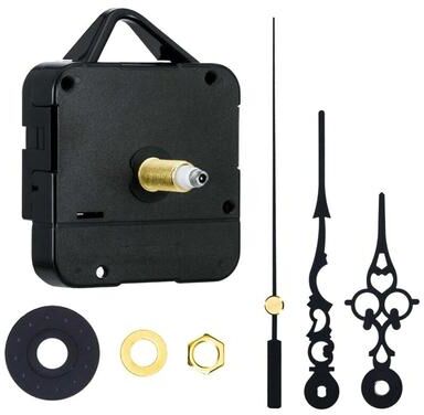 Uplift Essentials Quartz Wall Clock Movement Replacement Kit DIY Clock Mechanism With Hands Quartz Wall Clock Movement Replacement Kit DIY Clock Mechanism With Hands