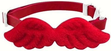 Uplift Treasures Pet Costume Set With Wings And Bow Tie Collar red