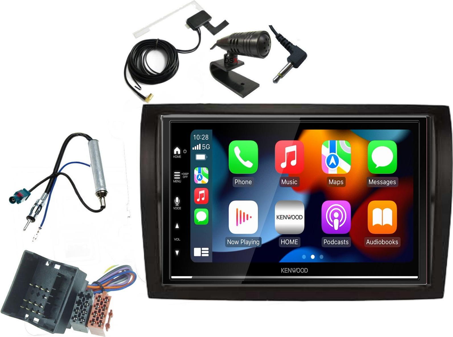 Kenwood DMX6523DABS Apple CarPlay Android Auto für Fiat Ducato 250 Baujahr 2006-2020