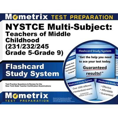 NYSTCE Multi-Subject: Teachers of Middle Childhood (231/232/245 Grade 5-Grade 9) Flashcard Study System, Nonbook von , Mometrix Media Llc,