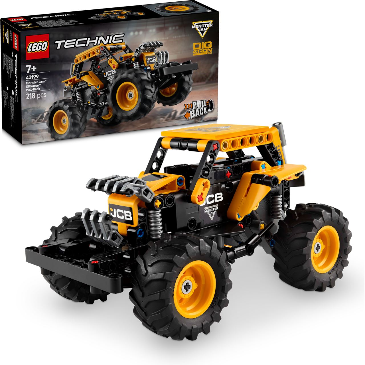 LEGO Technic 42199 Monster Jam DIGatron, Monstertruck für Kinder