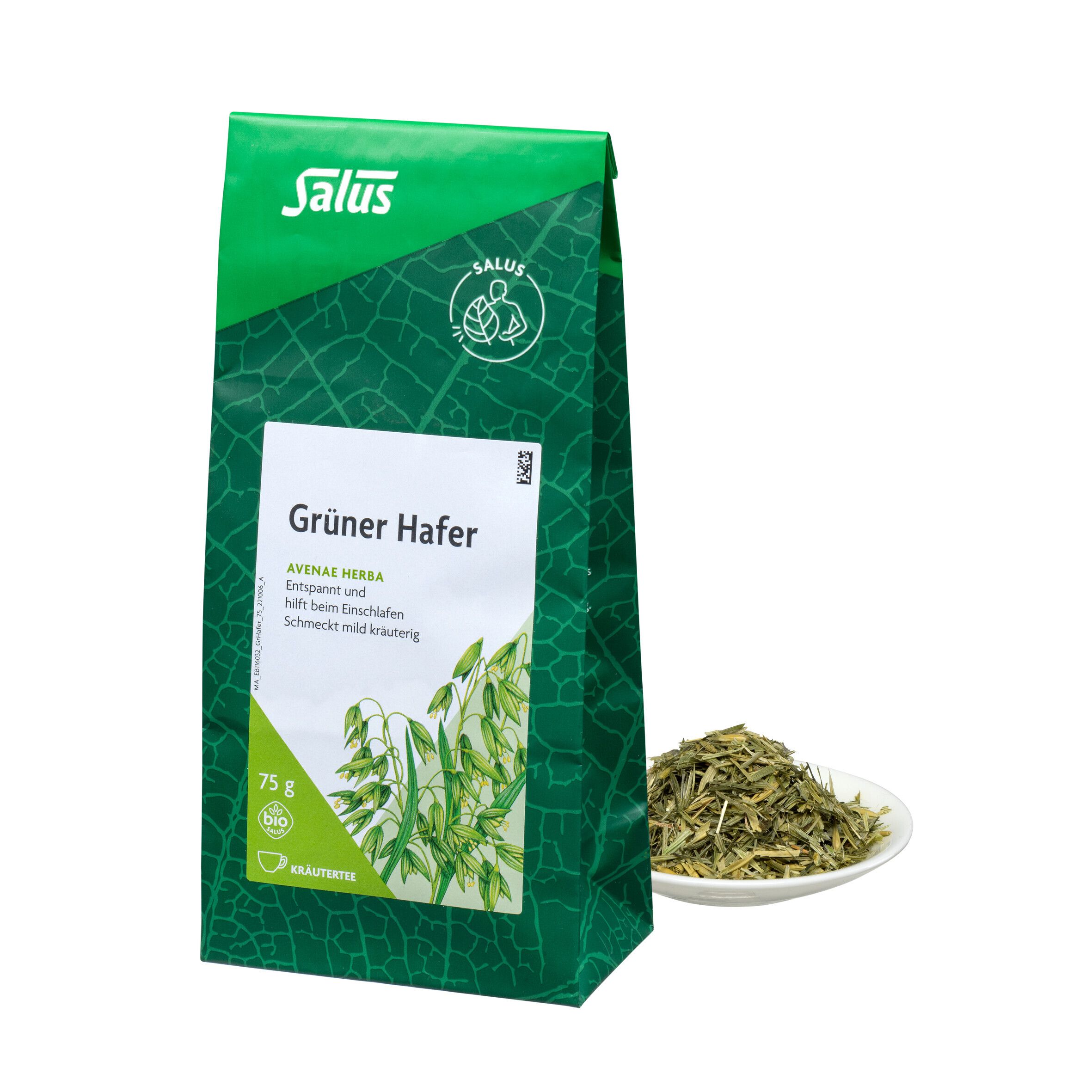 Grüner Hafertee Bio Salus 75 g Tee