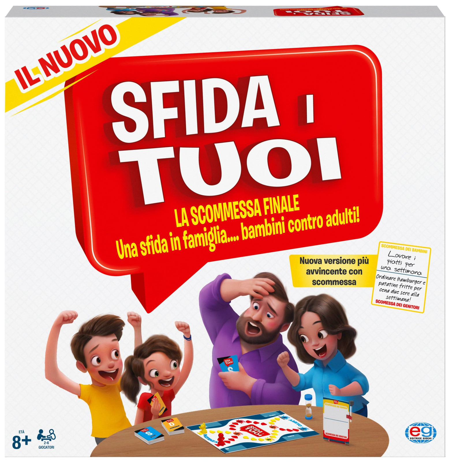 Spin Master De Ultieme Uitdaging Bordspel Quiz voor Families vanaf 8 jaar