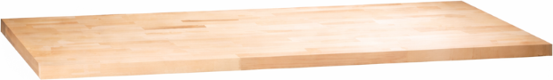 B2B Partner Werkbankplatte, Buche-Massiv-Platte, 1500 x 685 x 40 mm