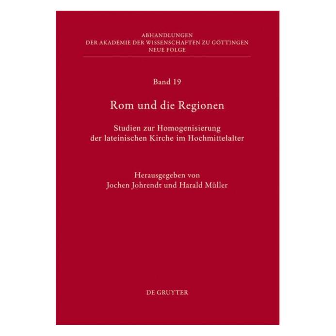 De Gruyter Rom und die Regionen (67710015)