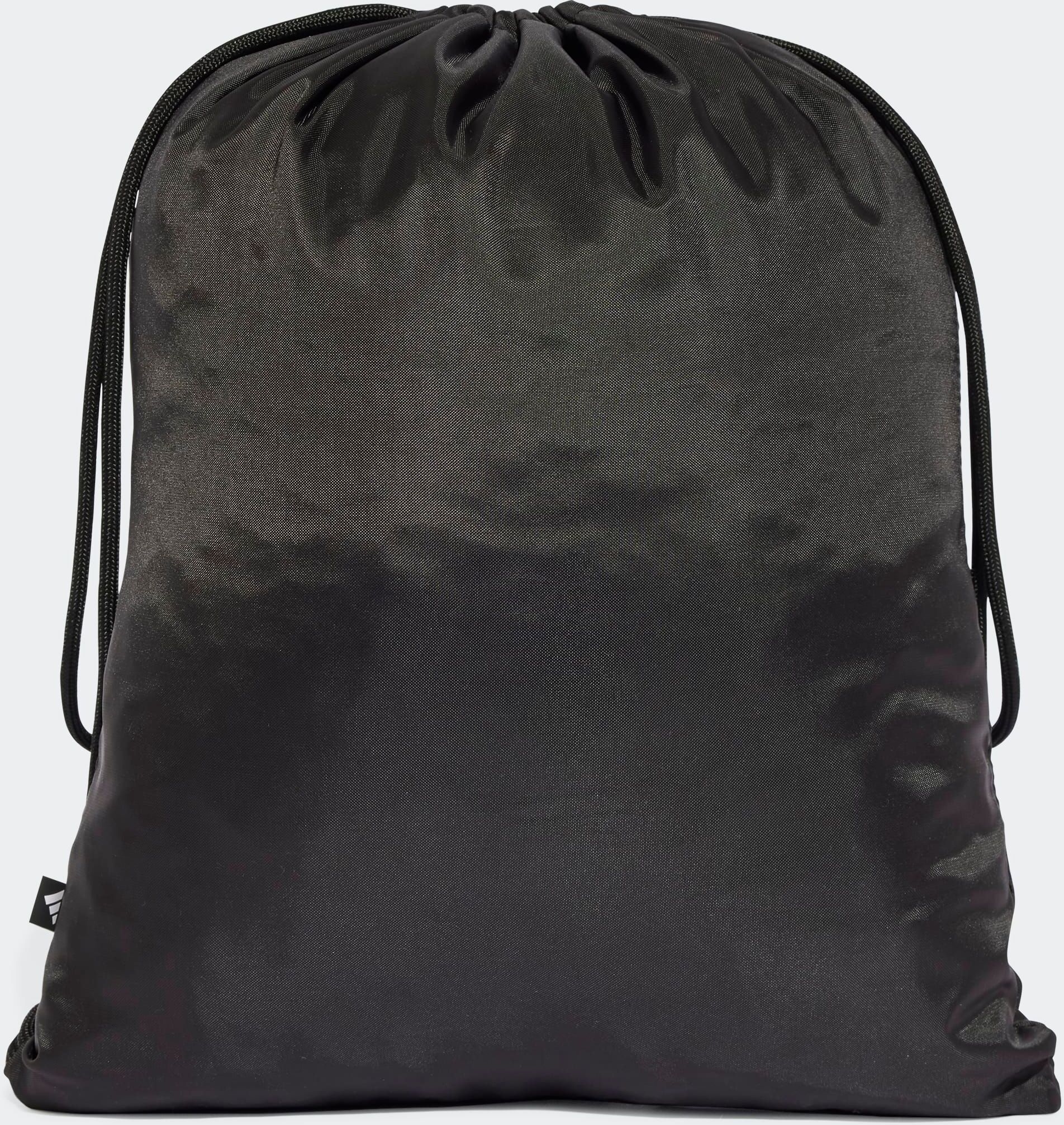 Umhängetasche ADIDAS PERFORMANCE "LINEAR SPORTBEUTEL", Damen, Gr. B/H/T: 36cm x 43cm, schwarz-weiß (schwarz, weiß), Obermaterial: 100% Polyester, Taschen Umhängetasche