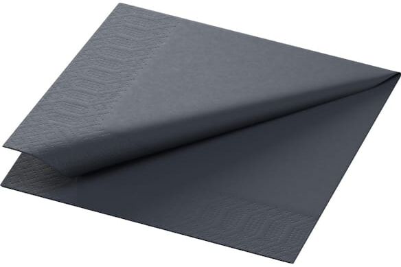 Servett 3-lags 24x24cm svart, 250st
