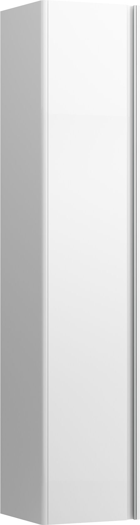 LAUFEN BASE pour armoire INO H4030311102611 35x16,5cm, 2000 , charnière gauche, poignée aluminium anodisé, blanc brillant