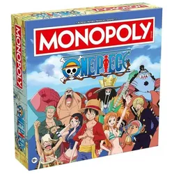 Winning Moves MONOPOLY – One Piece Neue Edition – Brettspiel – GEWINNZÜGE – 2 bis 6 Spieler – Ab 12 Jahren (2 - 6 Spieler)