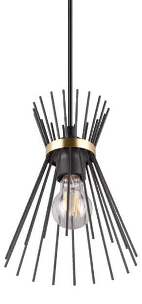 Trio Hanglamp Rod design zwart