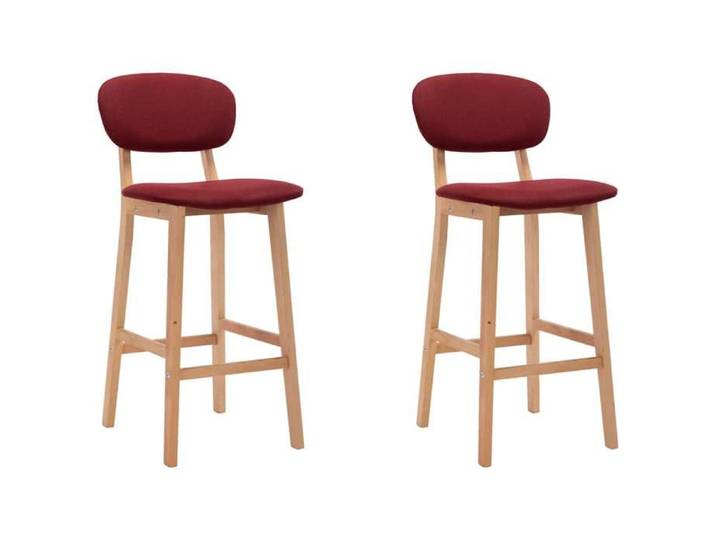 SALE 2026  Tabouret/Chaise de bar Rouge - Tabourets de bar lot de 2 rouge bordeaux tissu PRO966613853