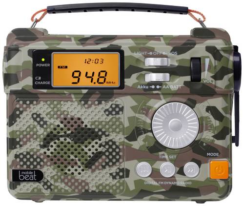 Silva Schneider SOS 223 BT Notfallradio UKW, MW, KW Notfallradio, AUX, KW, UKW, MW, USB Handkurbel, Leselampe, wiederaufladbar
