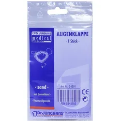 Augenklappe mit Gummiband sand 1 St