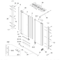 HSK Ersatzteile Dichtungssatz, Set, E160107-41 E160107-41