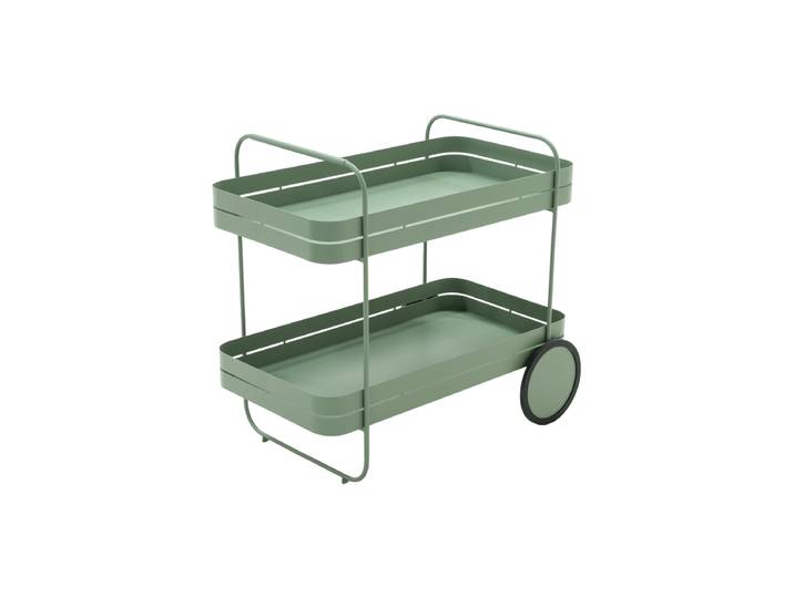Design Servierwagen „Gin & Trolley“ Dusty Green Spinder Design