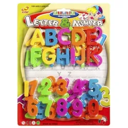ALLboards Buchstaben und Zahlen Magnete farbsortiert