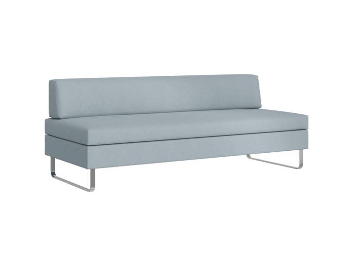 SWISS PLUS Funktionales Bettsofa Bed for Living Singolo Stoff blau B 205 cm T 85 cm - Möbel Konfigurator: Traummöbel individuell zusammenstellen -