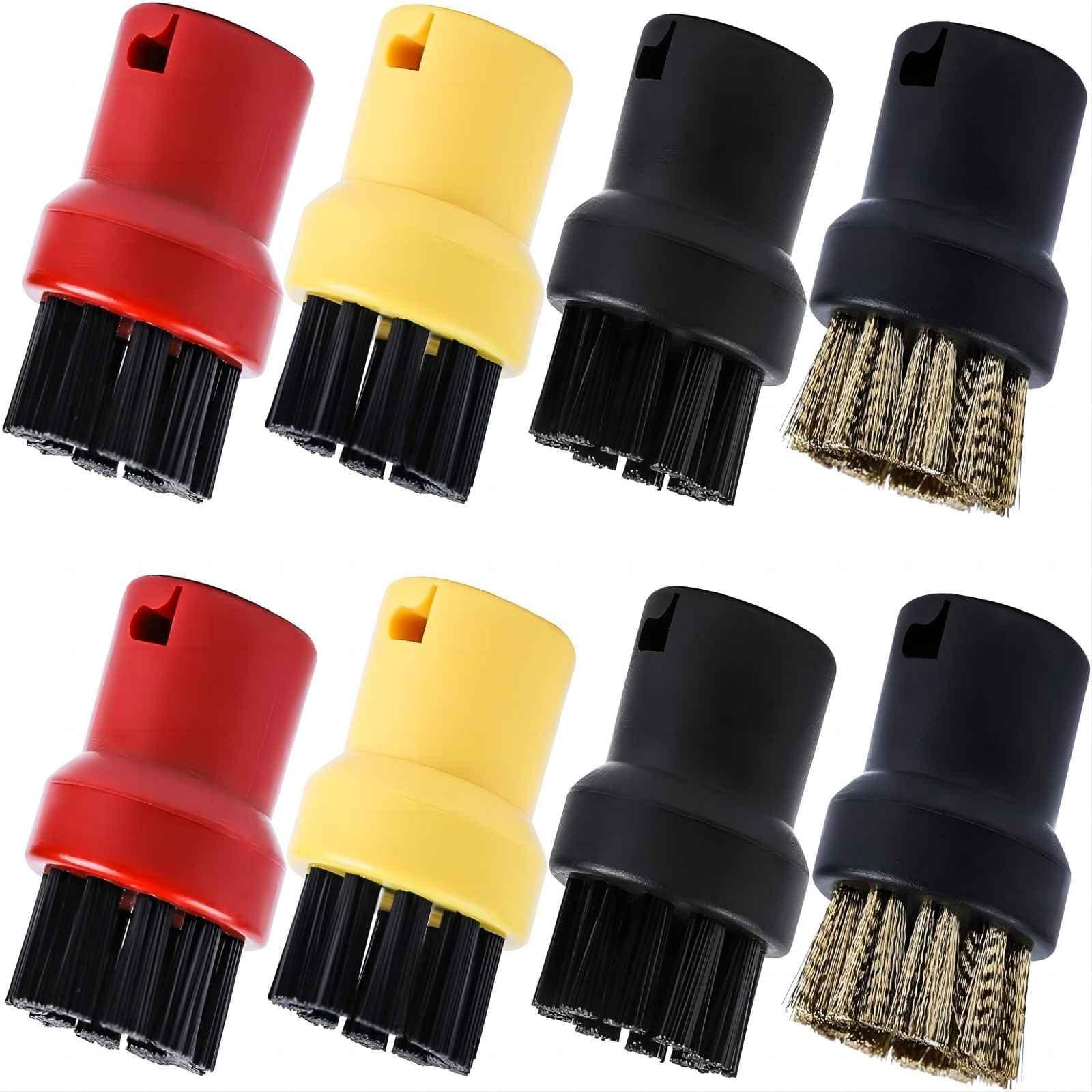Dripio Stoomreiniger Accessoires Set, 8-delig met Borstels en Nozzles