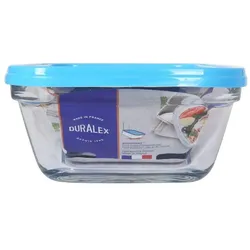 Duralex freshbox rechteckige Lunchbox 1,1l blauer Deckel, Lunchbox, Blau