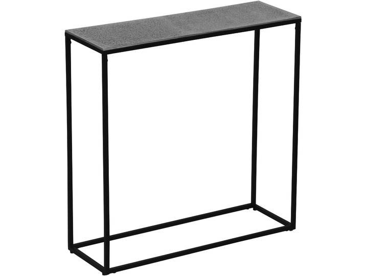 Konsolentisch MIRRORS AND MORE ANNI , schwarz (silberfarben), H:80cm, Tische, Konsolentisch