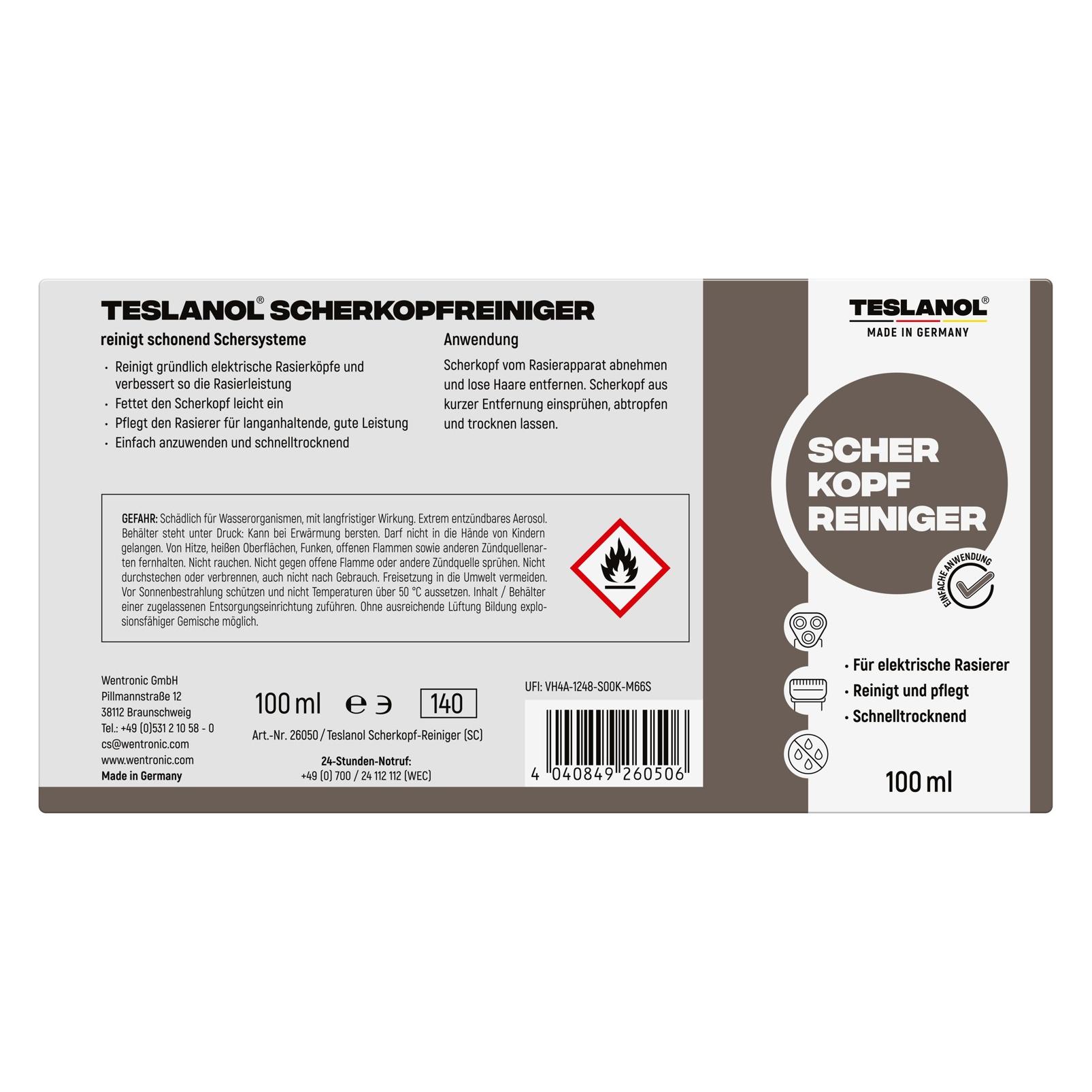 Teslanol Scherkopfreiniger (26050)