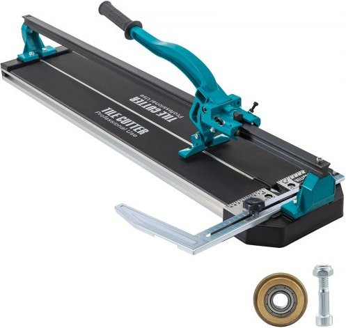 Vevor Handmatige Tegelsnijder - Professionele Industriële Tegelzaag met Aluminium Frame en Lasergeleiding - Zwart - Maximale Snijbreedte 80 cm