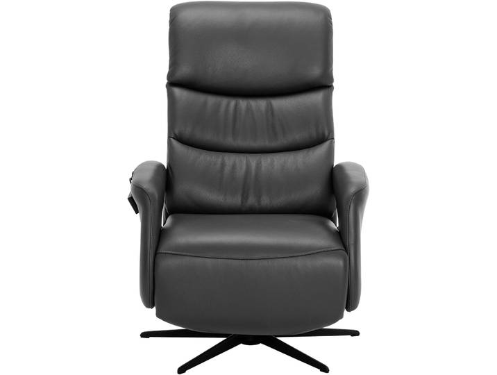 Relaxsessel Lian anthrazit Leder T 89 B 73 H 108 cm