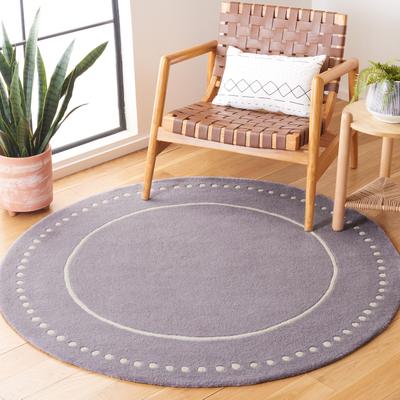 SAFAVIEH Handmade Bella Alverta Dotted Border Wool Rug