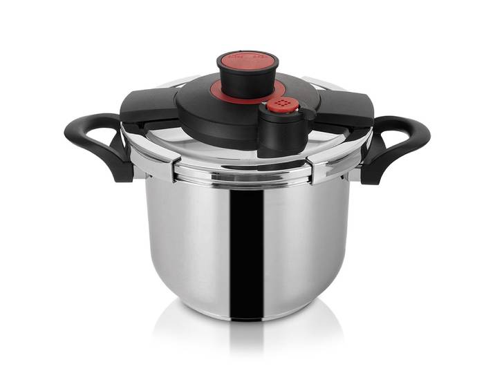 Casserole à pression en acier à fermeture automatique Storm 7 L