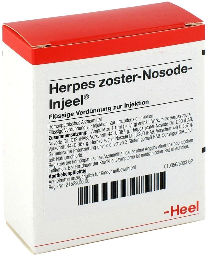 Heel Herpes Zoster Nosode Injeel Ampullen 100 St
