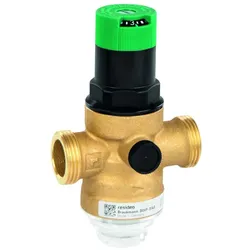 Honeywell Druckminderer D06F12E mit Einstellanzeige, Messing E, 1/2"