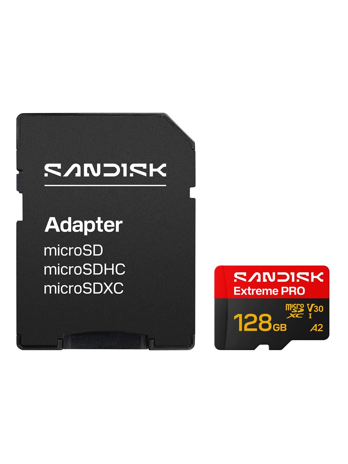 SANDISK Extreme PRO microSD/SD - 250MB/s - 128GB