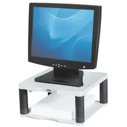 Fellowes Monitor-Ständer »Premium« 5-stufig höhenverstellbar ohne Schublade grau, 34.3x16.2x33 cm