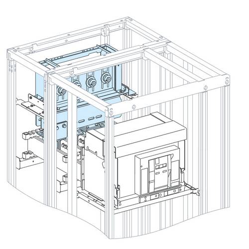 Schneider Electric KTB04716 PrismaSeT-P, Canalis KT, 4poliger Anschlussblock 1600A, MasterPacT MTZ2 Kleinverteilerzubehör 1St.