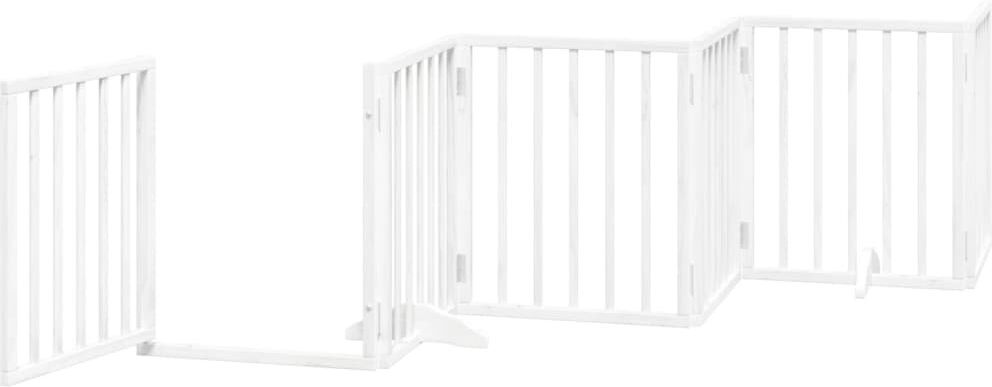 Archie & Oscar Rilea Solid Wood Dog House Door White 60cm H x 300cm W x 2cm D