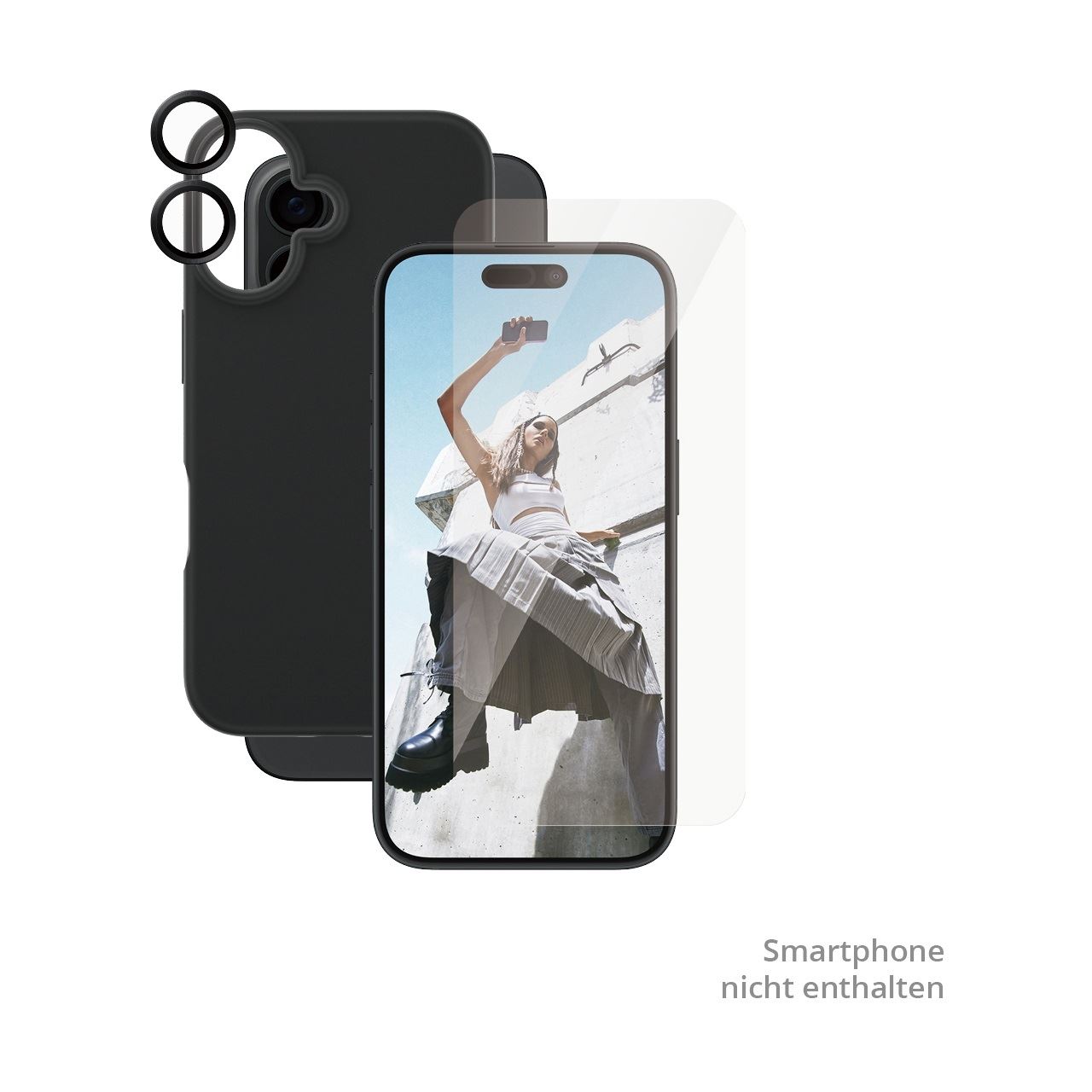 PanzerGlass CARE Fashion 3in1 Bundle iPhone 16