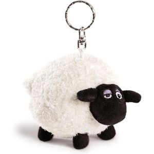 NICI Schlüsselanhänger Shaun das Schaf Shirley, Plüsch, schwarz-weiß, 1 Stück