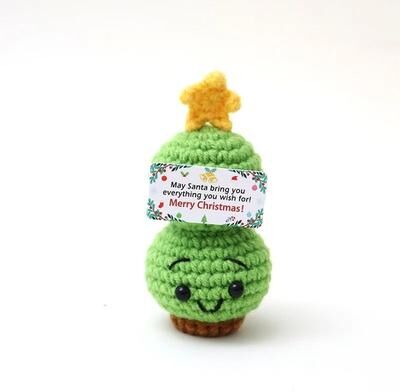 Uplifted Finds Mini Handmade Christmas Tree Crochet Decor Cheer Up Holiday Gift 7