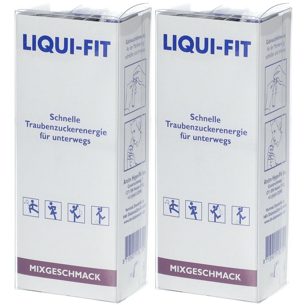 Liqui FIT flüssige Zuckerlösung Geschmacksmix Btl. 2x 2x12 St Beutel