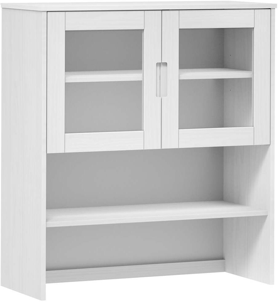 vidaXL Dessus de buffet MOLDE Blanc 90x35x100 cm Bois massif de pin